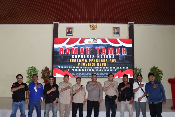 Kapolres Natuna Apresiasi Peran PWI Kepri: Pers Mitra Strategis Polri Jaga Kamtibmas
