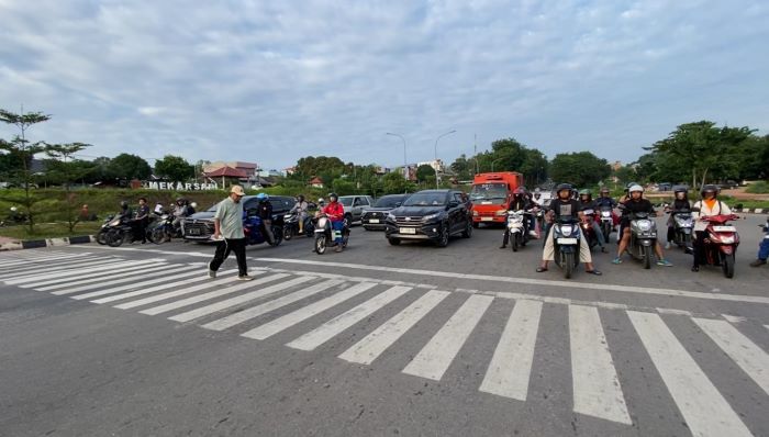 PWI Kepri Gelar Ruqyah On The Street di Simpang Vidka Tiban, Doakan Keselamatan Pengendara di Titik Rawan Maut