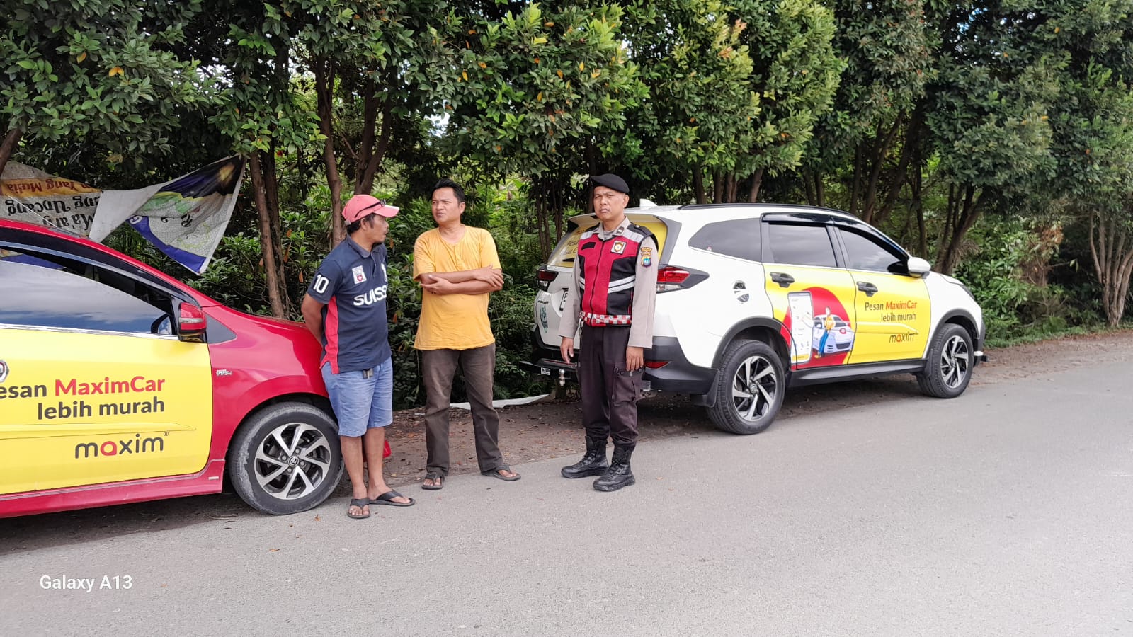 Kapolsek Batu Aji Turun ke Jalan! Polisi Sambangi Driver Ojek Online, Ajak Jaga Keamanan Batam