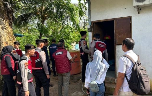 BNNP Kepri Kerahkan 300 Personel ke Kampung Madani, Puluhan Penghuni Diperiksa Urine!