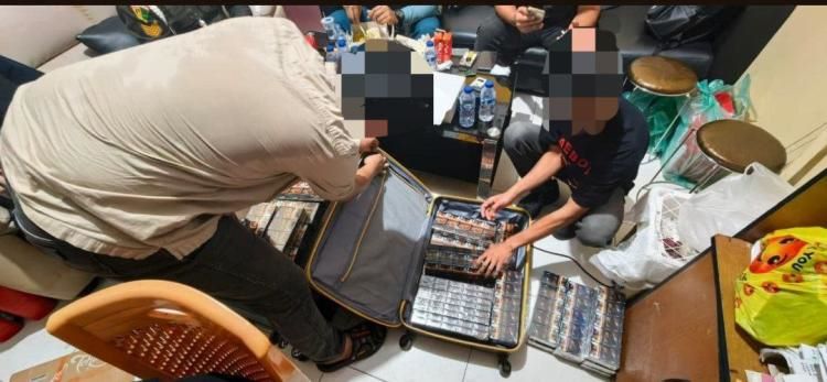 Sindikat Rokok Ilegal Terungkap: Bea Cukai Batam Temukan Barang Bukti di Kapal hingga Gerobak Porter