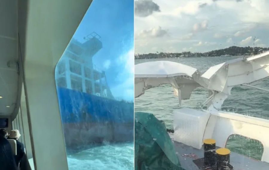 Ferry MV Horizon 9 Tabrak Tanker di Perairan Singapura, 172 Orang Selamat Tanpa Luka! KSOP Batam: Semua Aman!