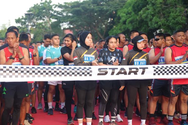 HUT ke-80 Brimob, Polda Kepri Gelar Fun Run Seru di Batam: 279 Peserta Adu Cepat!