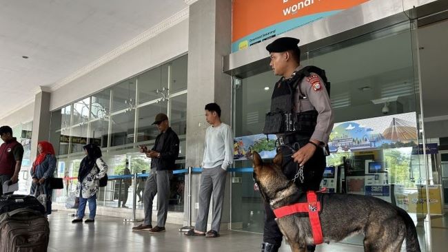 K9 Diterjunkan! Polda Kepri Perketat Pemeriksaan Penumpang dan Kendaraan di Pelabuhan Punggur