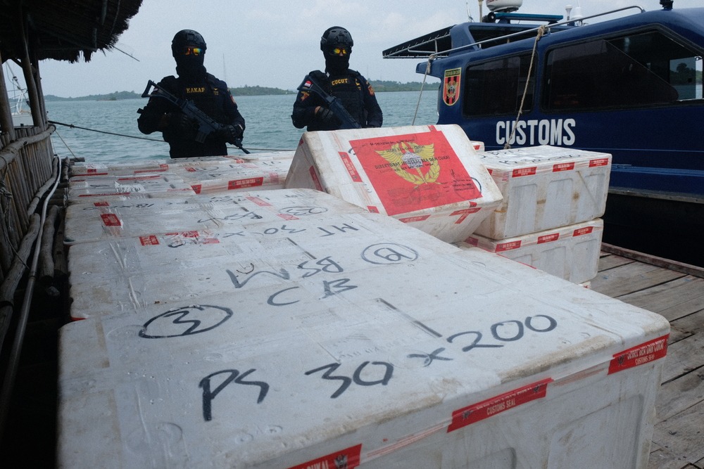 Modus Ship to Ship Terbongkar, Bea Cukai Kepri Gagalkan Penyelundupan Benih Lobster Senilai Rp 13 Miliar