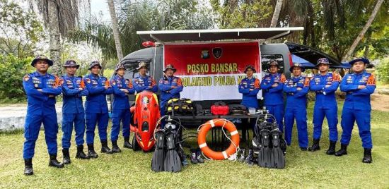 Siaga Penuh Nataru! Ditpolairud Polda Kepri Dirikan Posko SAR di Pantai Tanjung Pinggir