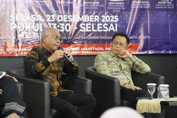Diserbu AI dan Algoritma, Ketum PWI Tegaskan Pers Tak Boleh Kehilangan Kemanusiaan