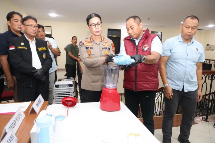 Perang Narkoba di Batam! Polda Kepri Musnahkan Sabu, Ekstasi, hingga Liquid Vape Etomidate