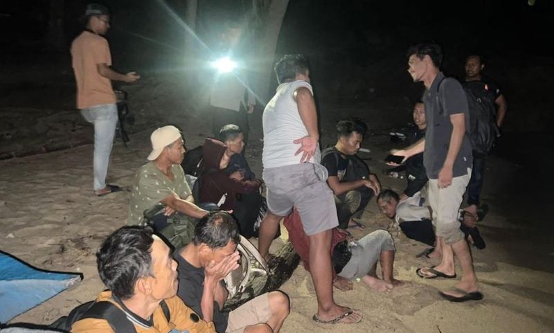 Digerebek Saat Hendak Berangkat! 6 PMI Ilegal Diamankan di Pantai Sambau Batam