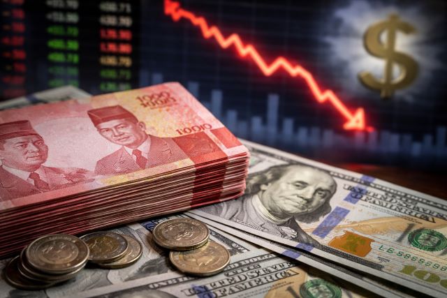 Rupiah Melemah Hari Ini, Sentuh Rp17.100! Efek Panas Konflik Global