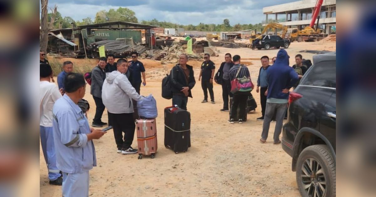 Sidak Mendadak di PLTU Batam, 29 TKA Tanpa Izin Terjaring
