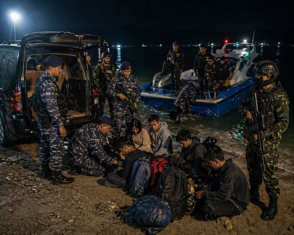 tni al gagalkan penyelundupan pmi ilegal- Jalur Gelap PMI Ilegal dari Malaysia Digerebek TNI AL di Karimun, Speed Boat hingga Pelaku Diamankan