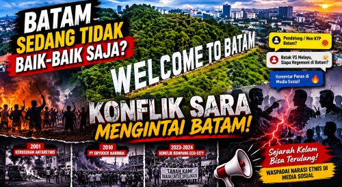 Batam Tidak Baik-Baik Saja? Isu SARA Kembali Menguat, Sejarah Kelam Jadi Peringatan