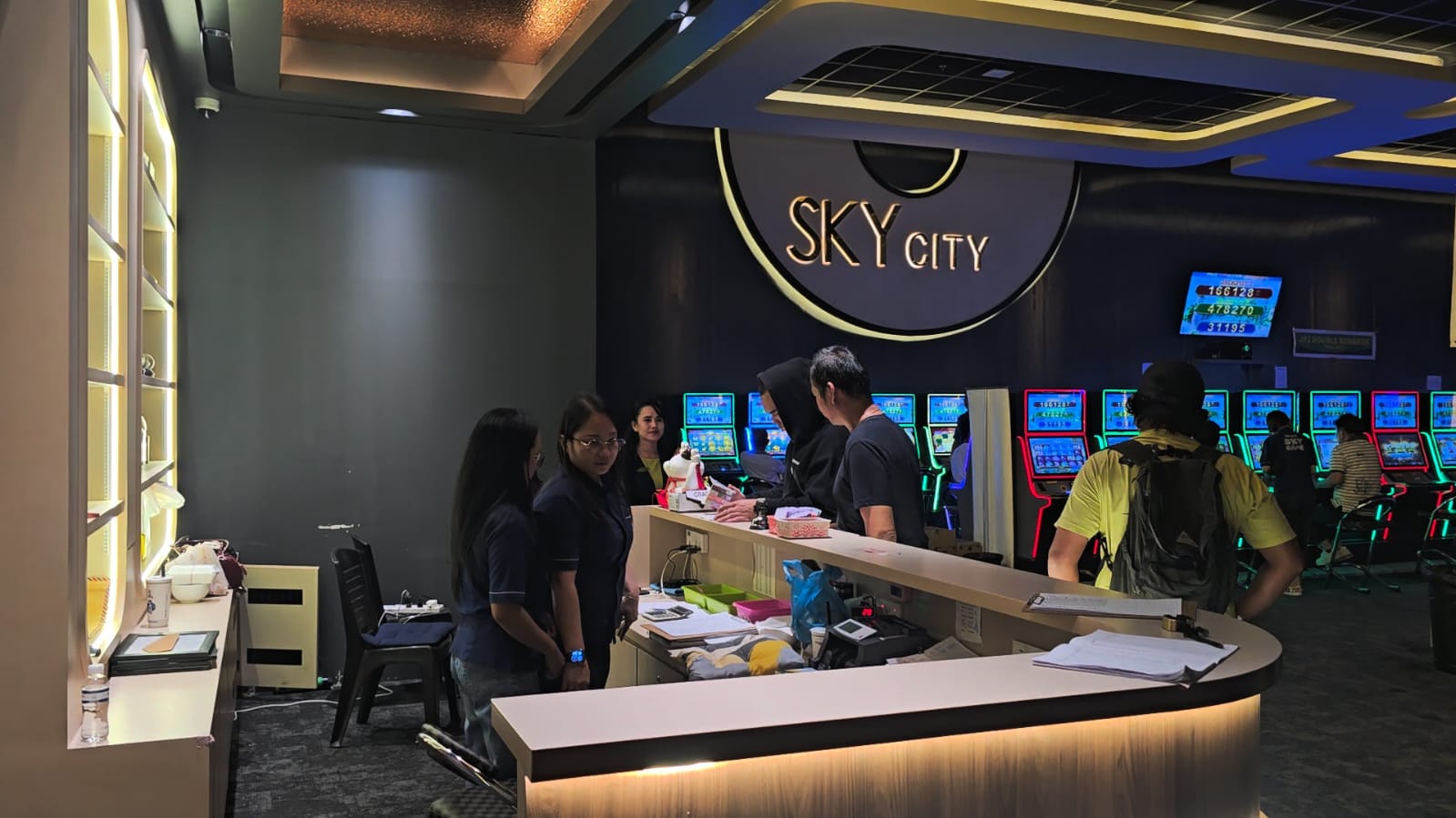 Gelanggang ketangkasan Sky City.