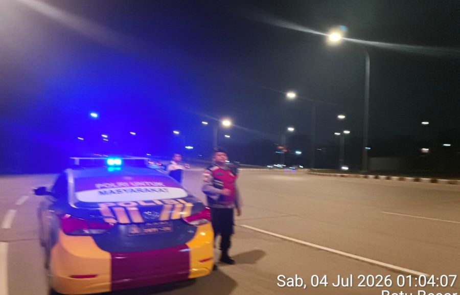 Resahkan Warga, Balap Liar di Hang Nadim Batam Dibubarkan Polsek Nongsa
