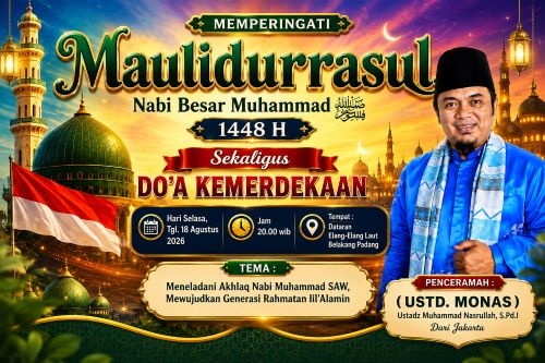 18 Agustus 2026, Belakang Padang Gelar Maulid Nabi 1448 H dan Doa untuk Indonesia