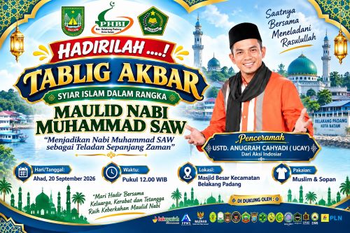 ilustrasi tablik akbar belakang padang Tablig Akbar Maulid Nabi di Belakang Padang Hadirkan Ustaz Ucay, Catat Jadwal dan Lokasinya!