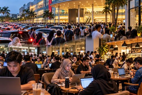 Listrik Mati, Internet Ikut Tumbang! Warga Batam Ramai-Ramai Mengungsi ke Mal dan Kafe